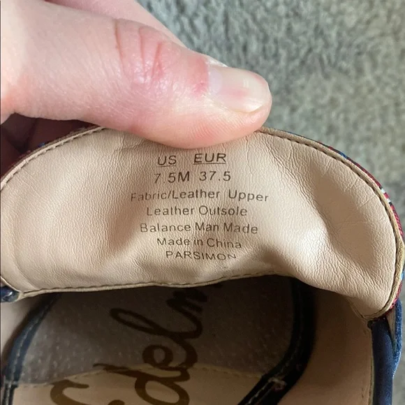 Sam Edelman Navy Tassel Slip-On Loafers - Picture 2 of 4